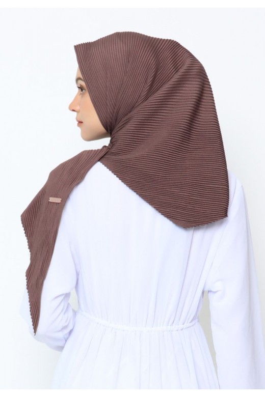 Suria Segitiga Instan Pleats Rosewood